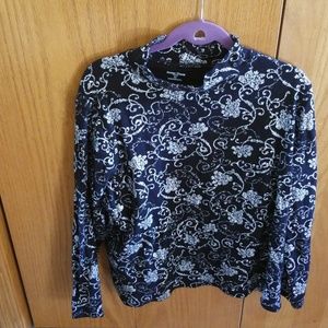 Mock turtleneck shirt